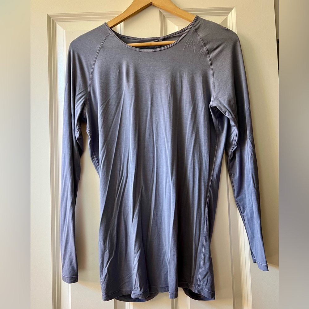 Long Sleeve light lilac/grayish Lululemon Top